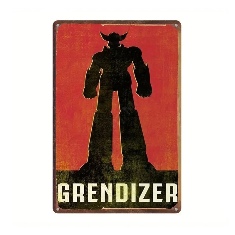 Grendizer Aluminum Wall Art Poster (30x1x20cm) - 1 Piece - ملصق